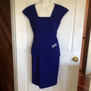 Chic Royal Blue Dress